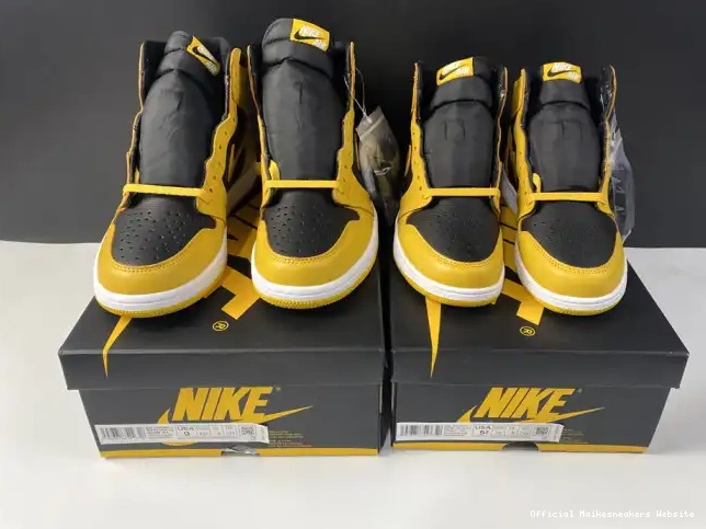 Official Maikesneakers High Jordan Retro 555088-701 Air OG 1 Pollen 0415